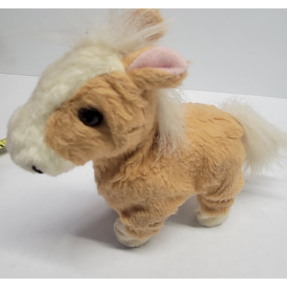 Hasbro FurReal Friends Luvimals Sunny S'mores Pony Tan White‎ Horse Plush B2253